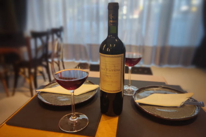Vinho DV Catena tem 40% de desconto no Lessa Gastronomia durante o Circuito. Foto: Divulgação.