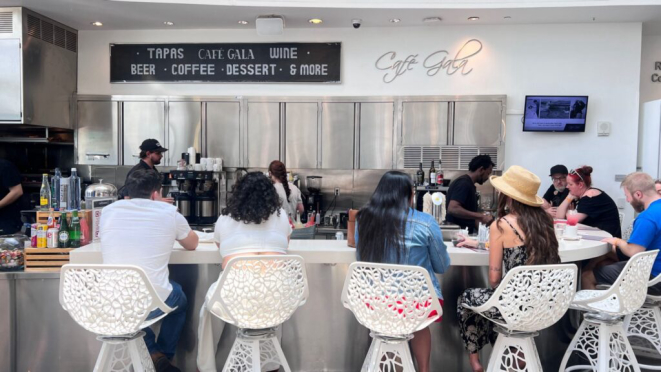 O Café Gala traz no menu receitas inspiradas nas obras de Dalí. Crédito: Acervo pessoal.