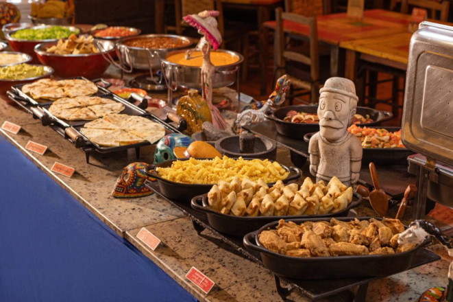 O Buffet Livre do Totopos tem 20% de desconto durante o Circuito. Foto: Divulgação.