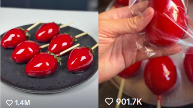 Preparos do doce viralizam nas redes sociais. Crédito: Reprodução/TikTok.