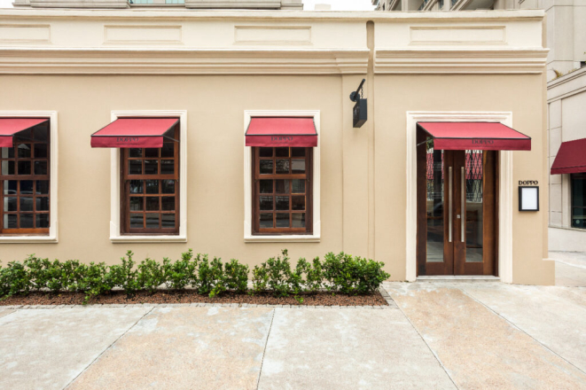 Fachada do Doppo Cucina. Foto: Divulgação