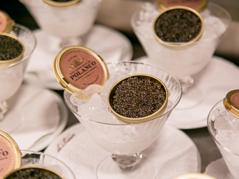 Ile de France promove degustação exclusiva de caviar e champagne na quarta-feira (27)