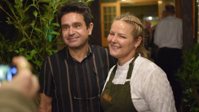 O casal de proprietários, Divaldo Maciel e Vania Krekniski. Crédito: Divulgação.