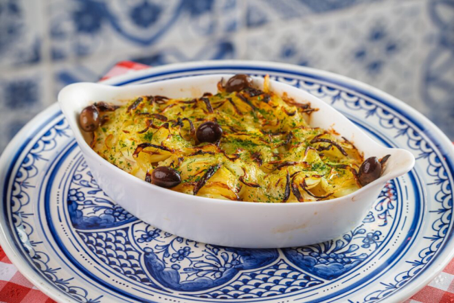 Bacalhau à Gomes de Sá, do Afonso's. Foto: Priscilla Fiedler/Festival Bom Gourmet.