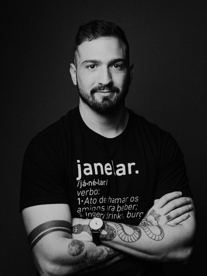 Gustavo de Paiva, cofundador e Chief Marketing Officer (CMO) do Janela Bar. Crédito: Divulgação