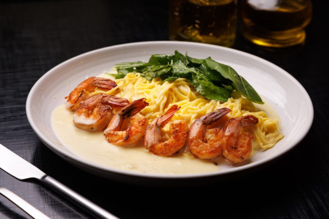 Gamberi al Limone, do Paco Cocina y Bar. Foto: Fernando Zequinão