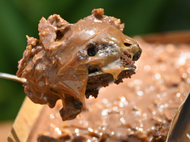 Crunch cake do Café Per Tutti. Crédito: Divulgação