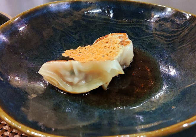 Guioza do brunch do Emy. | Foto: Anacreon de Téos