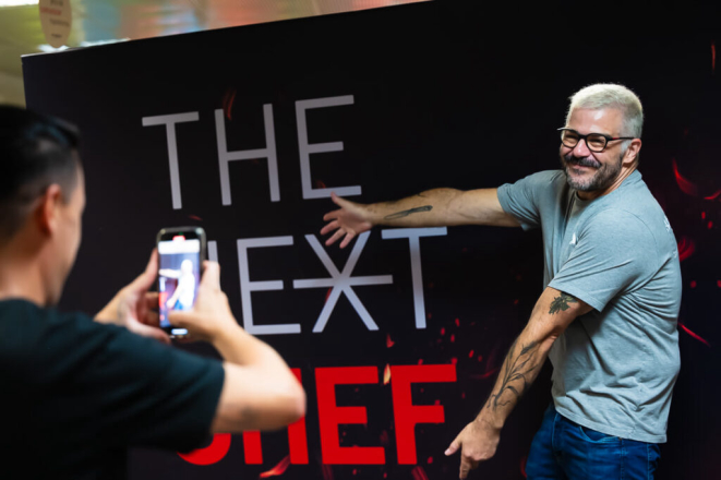 Vavo em 2024 no evento de apresentação do The Next Chef: mentor escolhido pelo competidor Thiago Matos.