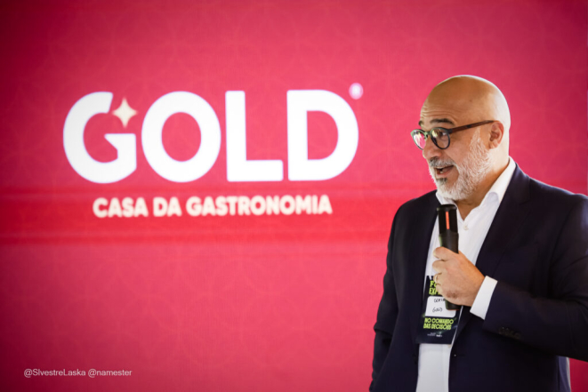 Ozeias Oliveira, CEO da Gold Casa da Gastronomia no FoodCo. Experience 16. Crédito: Silvestre Laska