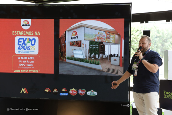 Apresentação da Aurora no FoodCo. Experience 16. Crédito: Silvestre Laska