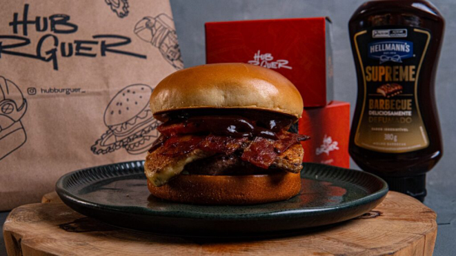 HUB Burguer, um dos participantes do CWBurguer Fest 2026. Crédito: divulgação