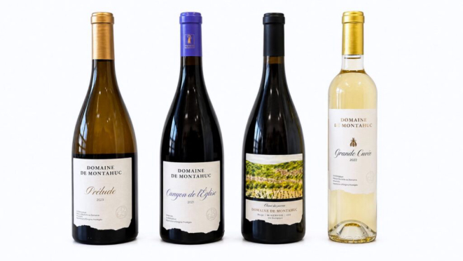 Quatro vinhos da <a href="https://domainedemontahuc.com/en/">Domaine de Montahuc</a> serão apresentados em degustação no Ile de France. | Foto: Mise en Place