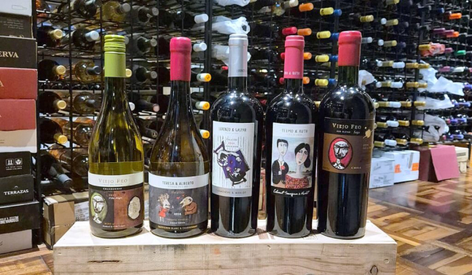 Os vinhos selecionados pela Vino Nobile para a harmonização no jantar do Rosa Thai, na próxima segunda (08). | Foto: Divulgação