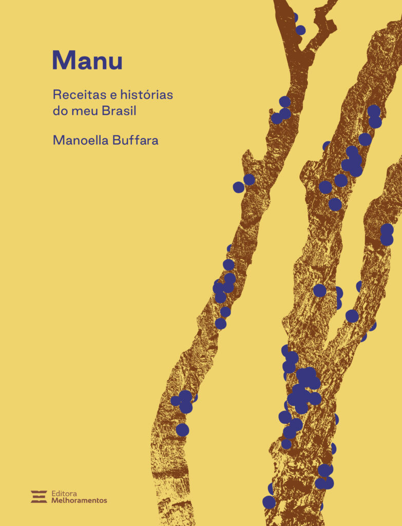 Mockup do livro <em>Manu: Receitas e Histórias do Meu Brasil</em>. Crédito: divulgação