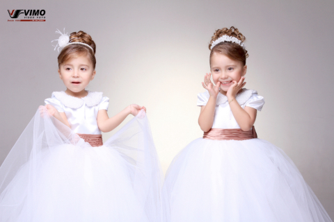 Daminhas encantam o casamento