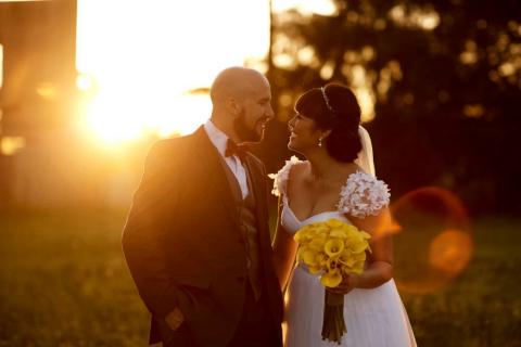 FELIZES PARA SEMPRE: Renata Kondo Strapasson e Guilherme Gomes Glir