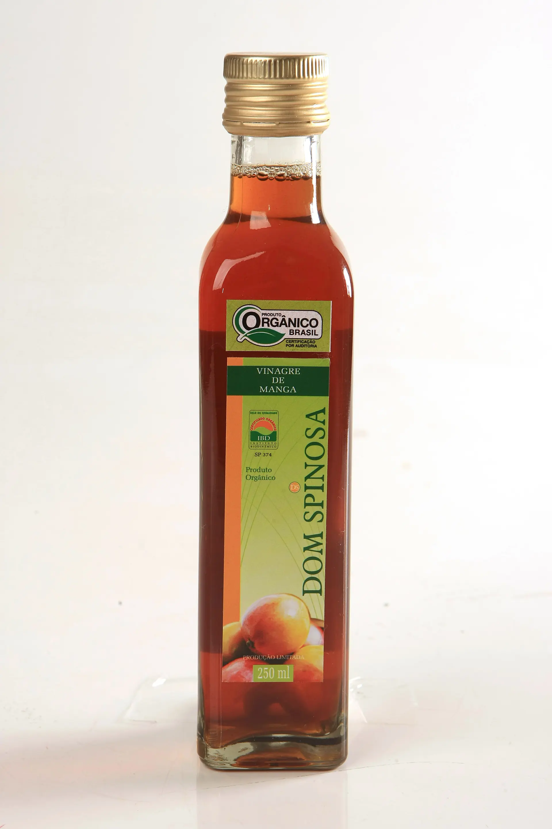 Vinagres de frutas orgânicas