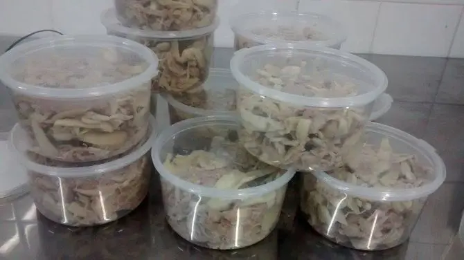 Zanquetta lança carne de jaca desfiada