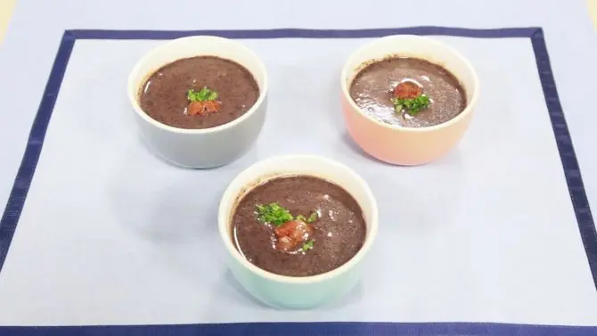 Receitas de caldinho de feijão e canjica