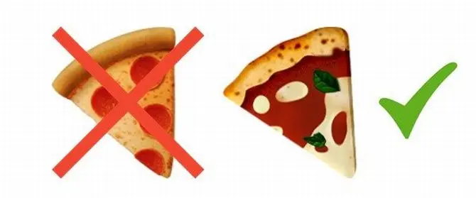 Itália lança petição para mudar o emoji mundial da pizza