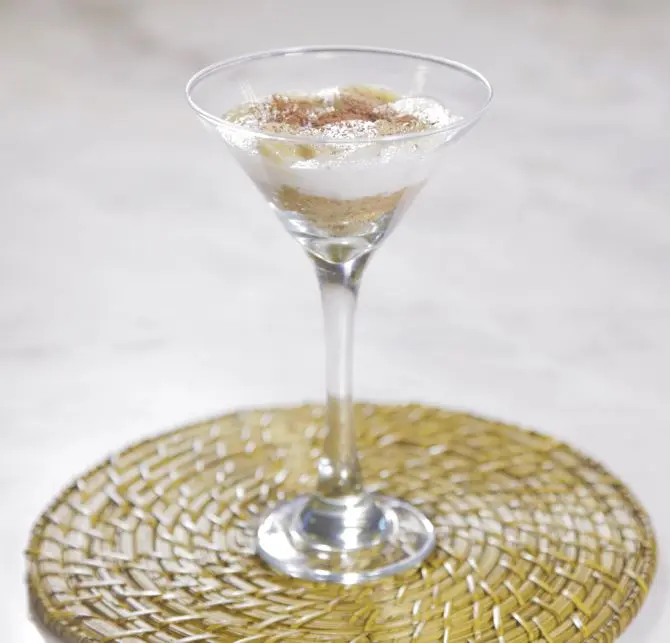 Receita de banoffee vegana