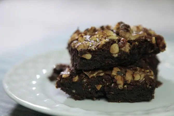 Receita de brownie de chocolate