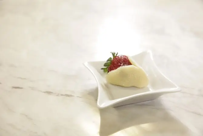 Receita de morango cristal