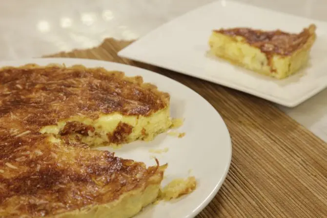 Receita de quiche de tomate seco