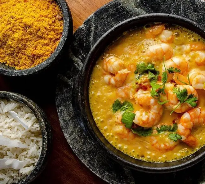 Moqueca de camarão, do restaurante Ori.