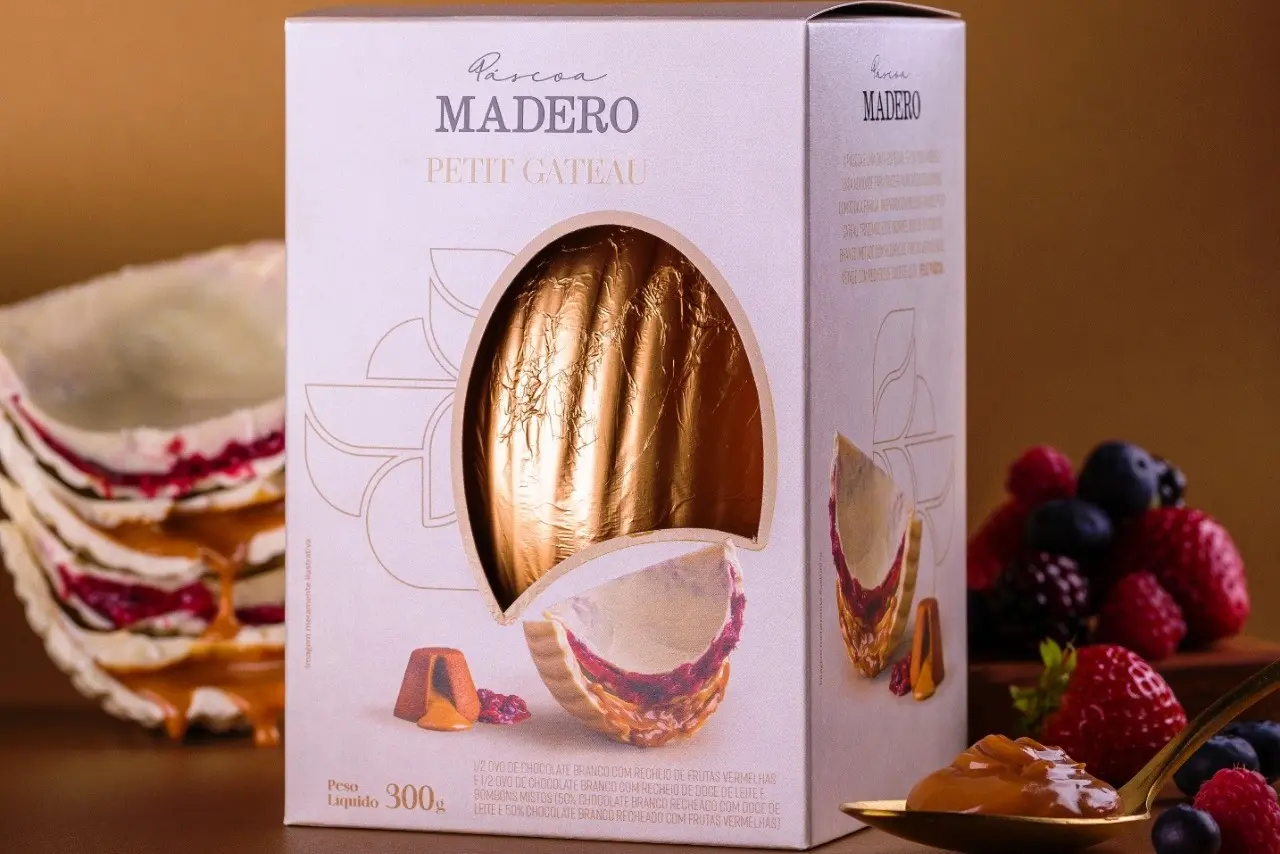 Madero lança ovo de Páscoa inspirado nas suas sobremesas clássicas