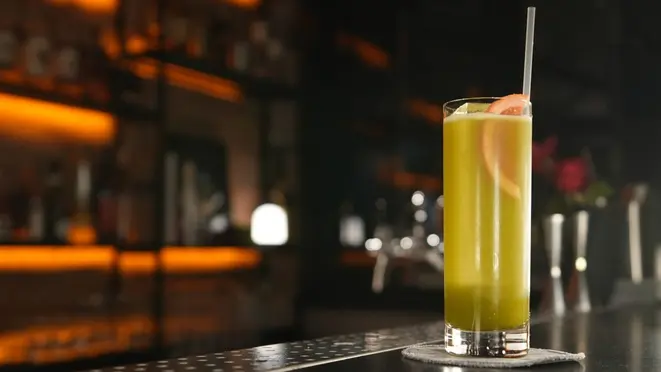 Drink Entardecer: criação de José Augusto Swaiger.