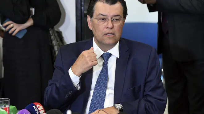 O senador Eduardo Braga (MDB-AM) em entrevista após ser anunciado como relator da PEC da Reforma Tributária no Senado: proposta deve ir a Plenário em novembro.