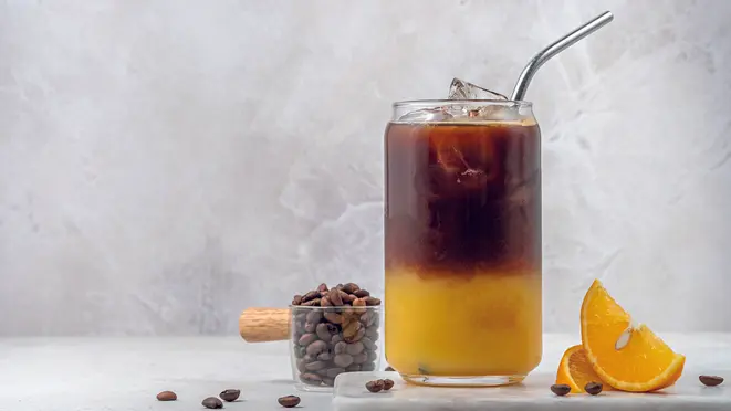 Café e suco de laranja: combinação fez sucesso nas redes sociais.