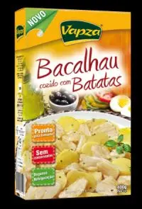 Bacalhau cozido com batatas Vapza