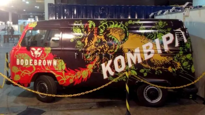 A KombIPA, food truck da Bodebrown, estará estacionada na Mestre-Cervejeiro.com neste sábado. foto: divulgação