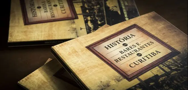 Capa do "História dos Bares e Restaurantes de Curitiba", livro que resgata a memória gastronômica da cidade. Foto: Letícia Akemi/Gazeta do Povo