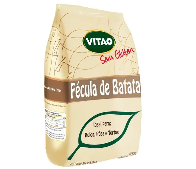 Fécula de batata Vitao. Foto: Divulgação
