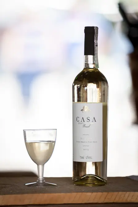 Vinho Malvasia da Viníciola Família Fardo. Foto: Fernando Zequinão/ Gazeta do Povo.