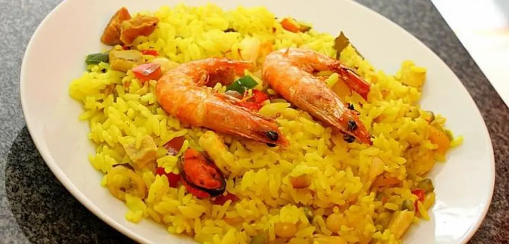 A famosa paella do Barcelona Bystro