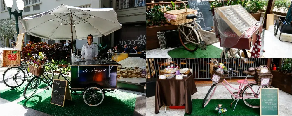 Shopping recebe festival com 10 food bikes e opções a partir de R$ 4
