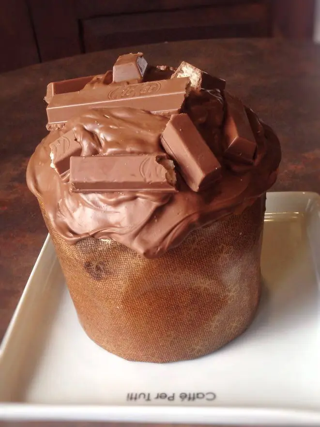 Panetone de Kit Kat.