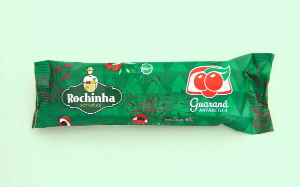 Picolé sabor guaraná será vendido em Curitiba neste verão. Foto: Divulgação.