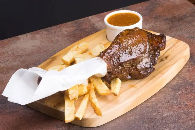 A Turkey leg é um dos destaques do menu. Foto: Divulgação