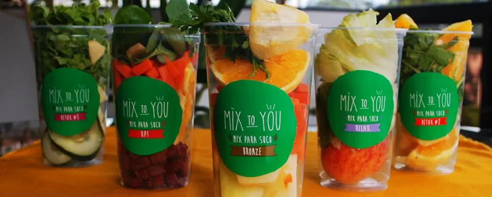 Empresa cria delivery de saladas lavadas e mix pronto para sucos