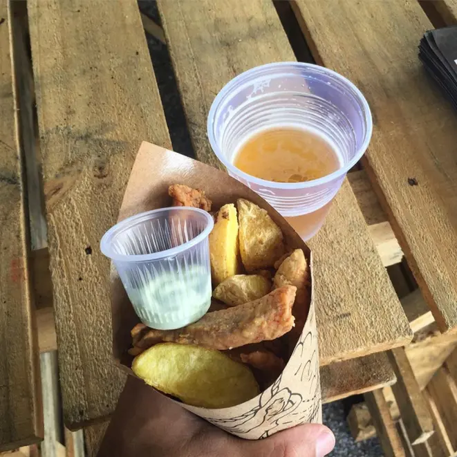 Fish'n Chips do Sirène. Foto: Divulgação.