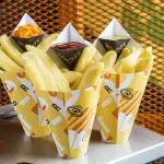 Batata frita com molho à escolha (R$ 6) do Roots. Foto: Divulgação
