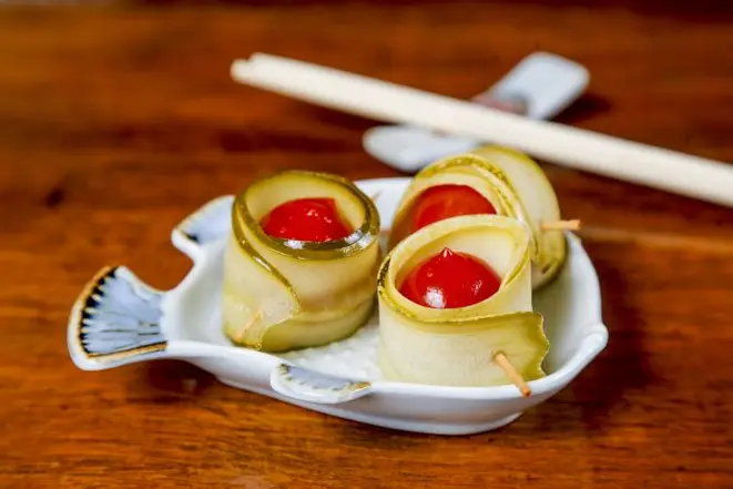 Tomatozuke. (Foto: Hugo Harada/Gazeta do Povo)