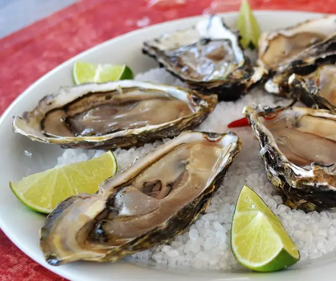 No Freguesia Oyster Bar, as dúzias de ostras in natura ocupam a quarta posição entre os maiores pedidos dos clientes. Antes, estão a versão ao bafo, gratinada e alho e óleo. Foto: Divulgação.<br>