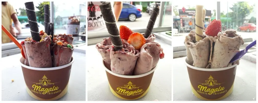Depois das paletas mexicanas, nova moda em Floripa é o sorvete tailandês